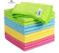 MR.SIGA Microfiber Cleaning Cloth,Pack of 12, Size:32 x 32 x 32 cm, Assorted
