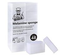 MR.SIGA Multi-Functional Eraser Sponge, Magic Cleaning Pads for Kitchen Household Cleaning, 48 Count, Size 3.1" x 2" x 1"