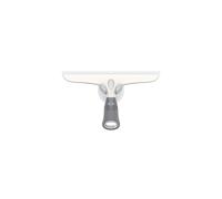 MR.SIGA Multi-Purpose Squeegee for Window, Glass, Shower Door, Car, Heavy Duty Window Scrubber, Suction Hook Included, 10 inch, White & Gray