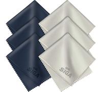 MR.SIGA Premium Microfiber Cleaning Cloths for Lens, Eyeglasses, Screens, Tablets, Glasses, 6 Pack, 6 x 7 inches (15 x 18 cm)