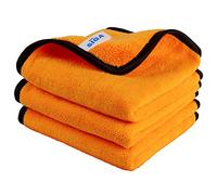 MR.SIGA Professional Microfiber Towels for Cars, Scratch Free, 3 Pack