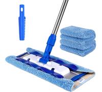 MR.SIGA Professional Microfibre Mop for Hardwood, Laminate, Tile Floor Cleaning