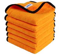MR.SIGA Professional Microfibre Towels for Cars, Scratch Free, 6 Pack