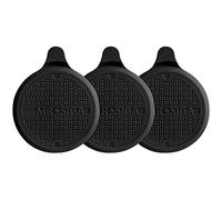 MR.SIGA Silicone Bathtub Stopper, Drain Stopper for Shower, Sink, 5.1" (13cm) Diameter, Black, 3 Pack