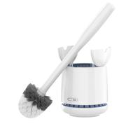 MR.SIGA Toilet Bowl Brush and Holder, Premium Quality, with Solid Handle and