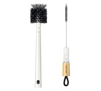 MR.SIGA Water Bottle Brush and Straw Cleaner Brush with Long Handle, White