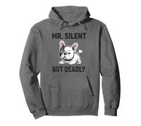 Mr Silent But Deadly | Funny Frenchie Fart Dog Owner Gift Pullover Hoodie
