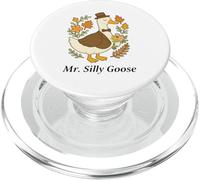Mr Silly Goose Groom Funny Matching Couple Wedding PopSockets PopGrip for MagSafe