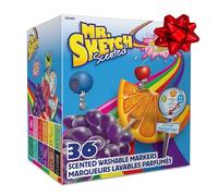 Mr. Sketch 2003992 Scented Washable Markers, Chisel Tip, Assorted Colors, 36 Count