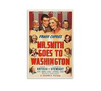 Mr Smith Goes To Washington Vintage Classic Comedy Movie Poster Poster Decorative Painting Canvas Wall Art Living Room Posters Bedroom Painting 20x30inch(50x75cm)