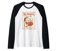Mr. Snow's Cocoa Bar Since 1920 Raglan Baseball Tee
