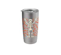 MR. Spooky Halloween Skeleton Bones Friendly Cute Adorable Stainless Steel Insulated Tumbler