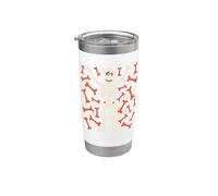 MR. Spooky Halloween Skeleton Bones Friendly Cute Adorable Stainless Steel Insulated Tumbler