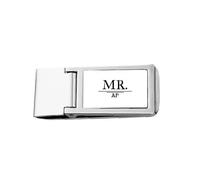 Mr Status Emotion Art Deco Fashion Slim Money Clip Stainless Holder Pocket Wallet