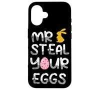 Mr Steal Your Eggs Funny Easter Sunday Egg Easter Case for iPhone 16