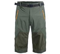 Mr.Stream Men's Water Resistan Classic Bermuda Beach Quick Drying Cargo Shorts 3/4 Capris Walking Casual Cropped Trousers X-Large Green