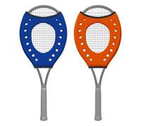 MR Sweet Spot Trainer, Tennis Racket Sweet Spot Trainer Protection Cover, Tennis Pointer Swing Training Aid Protection Cover Swing Training Aid for Starter, Set of 2