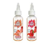 Mr Syrups Rhubarb, Strawberry Flavoured Syrup - 60ml Bottle, Low Calorie, Vegan Flavoured Sugar Free syrup set for Coffee, Cocktails,Mocktails, Iced Tea, Milkshakes & Baking (Pack of 2 Combo)