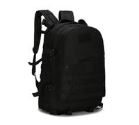 MR TANGMEN Military Tactical Backpack, Waterproof Lightweight Molle Rucksack, Outdoor Backpack for Camping Hiking Mountaineering, Black