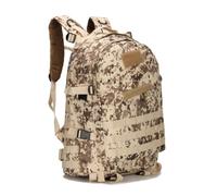 MR TANGMEN Military Tactical Backpack, Waterproof Lightweight Molle Rucksack, Outdoor Backpack for Camping Hiking Mountaineering, Desert