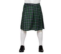 Boland 81228 Kilt Scottish Skirt Man Mr Tartan Green with Pocket, Unisex, One Size