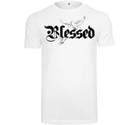 Mr. Tee Blessed Dove Men's T-Shirt Pray Peace Dove Cotton Jersey
