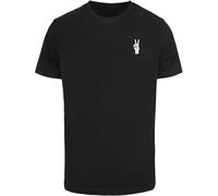 Mr Tee Peace Hand Men's T-Shirt Victory Sign Cotton Jersey