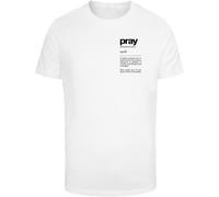 Mr. Tee Pray Definition Men's T-Shirt Cotton Jersey Pray Faith New