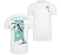 Mr. Tee Summer Vibes Men's T-Shirt Palm Island Summer Cotton Jersey