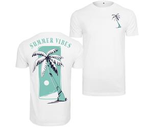 Mr. Tee Summer Vibes Men's T-Shirt Palm Island Summer Cotton Jersey