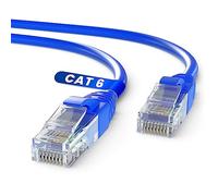Mr. Tronic White Cat 6 Ethernet Cable 75m, LAN Ethernet Network Cable with RJ45 Ends Connectors, Internet Compatible with Cat 7 / Cat 8 | AWG24 Patch, UTP CCA (75 Meters, Blue)