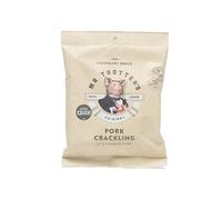 Mr Trotter's - Triple Cooked Pork Crackling Original Box - Made Great in Britain - Home Bar Snack - Pork Scratching - Multipack 12x30g Packs