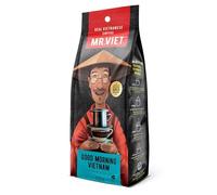 Mr Viet Good Morning Vietnam | Fresh and Promptly Delivered from Vietnam - Ground Coffee Roasted Authentic Vietnamese Strong Blend, Suitable for All Coffee Machines 250g