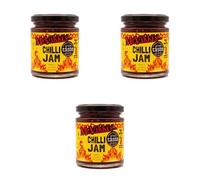 Mr Vikki’s Chilli Jam - Hot Condiment for Marinades, Stir-Frys & More | Made in Cumbria (3 Pack (3 x 220g))