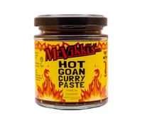 Mr Vikki’s Hot Goan Curry Paste - 190g Jar | Fiery Rich Curry Base with Roasted Garlic & Coarse Spices | Made in Cumbria