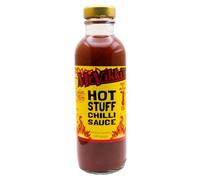 Mr Vikki’s Hot Stuff Chilli Sauce - 240ml Bottle | Extremely Hot Scotch Bonnet & Fresh Mango Sauce | Made in Cumbria