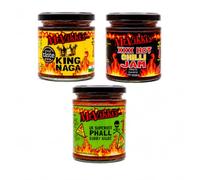 Mr Vikki’s Seriously Hot Chilli Bundle - Superhot Phall Curry Sauce, King Naga & XXX Hot Chilli Jam