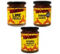 Mr Vikki's Curry Night Collection | Keswick Market Curry Sauce, Lime Pickle & Banana Habanero | Handmade in Cumbria