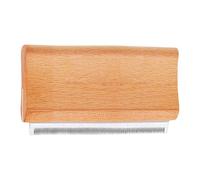 Mr Waggy Tails Coat Care - Wooden Grip Grooming Comb, Undercoat Dematting Tool | Professional Pet For Cats Dogs, Thick Hair Management Accessory, Wide Tooth Groom Device For Tangles Knot