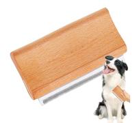 Mr Waggy Tails Deshedding Brush, Wooden Groomify Pet Deshedding Brush, Mr Waggy Tails Grooming Slicker Brush for Pets, Dog Hair Remover Brush, Deshedding Comb for Dogs Cats(B,13.5x6.9cm)