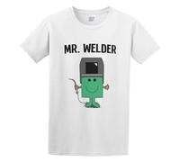 Mr Welder Hobbies Occupations Perfect Welding Gift T-Shirt White Mens Tee Unisex Shirt L