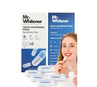 Mr.Whitener Teeth Whitening Refill Kit - 8 Gel Pods (33.6ml) - Peroxide-Free, Vegan, Pap Pro Formula - Fast Acting Tooth Whitener for Sensitive Teeth, LED Teeth Whitening Kit Compatible