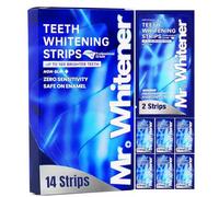 Mr.Whitener Teeth Whitening Strips, Premium Tooth Whitening Kits: 14 Strips 7 Packs, Dentist-Approved, Peroxide-Free, Enamel-Safe, Non-Sensitive Teeth Whitener Strips