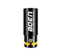 Mr.wintek 1/2" Drive 22mm Wheel Socket,Impact Non-Marring Lug Nut Socket | 6-Point, Metric, Thin Wall, Wheel Protector, Cr-Mo, Colored Protective Covers, Embossed and Painted Marking