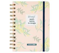 Mr. Wonderful 2025 Small Weekly Office Diary - Start the Magic - Includes 8 Sheets of Stickers and Motivational Daily Phrases