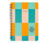 Mr. Wonderful - A5 Notebook - Dream big and bring your best ideas to life - Notebook with spiral binding and hard cover - Includes sticker sheet - 80 sheets