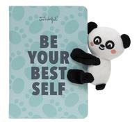 Mr. Wonderful - A5 notebook with panda plush - Be your best self