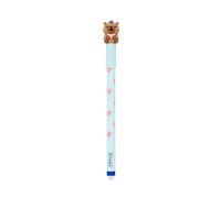 Mr. Wonderful Bo-Bo Capybara Heart Erasable Pen Blue Ink Collectible