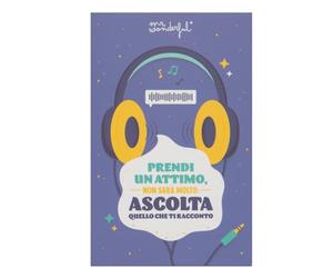 Mr. Wonderful - Card with Audio Message Recorder - Take a moment, it won't be much: listen to what I tell you