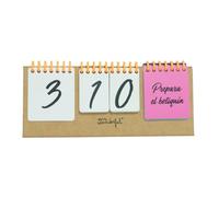 Mr. Wonderful - Countdown calendar for your dream trip - Countdown calendar - Classic perpetual calendar format